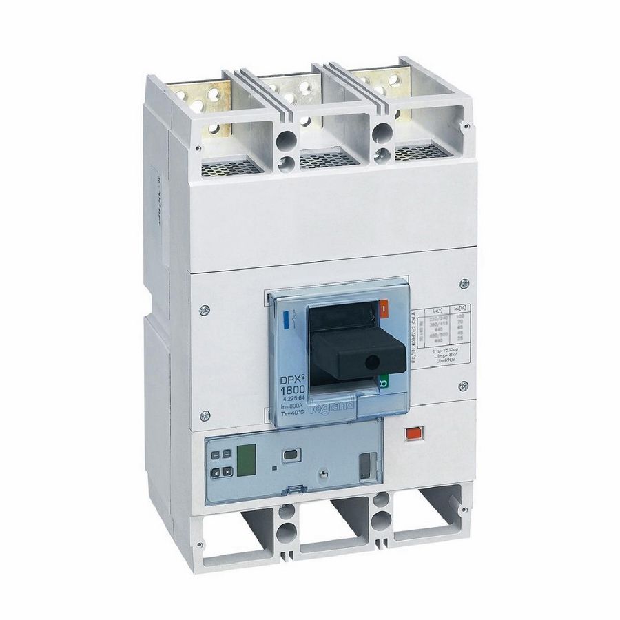 Vermogensschakelaar 1600 ELE S1 800A 3-polig 70kA DPX3