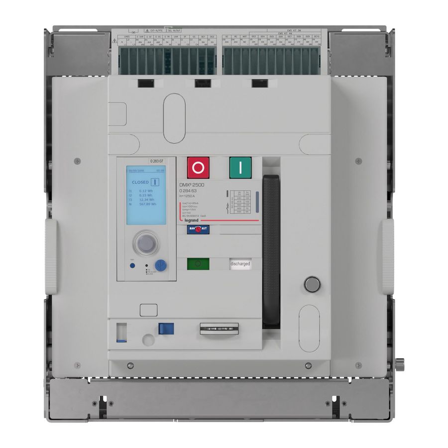 DMX³ 2500 100kA 3P uitrijd 1250A
