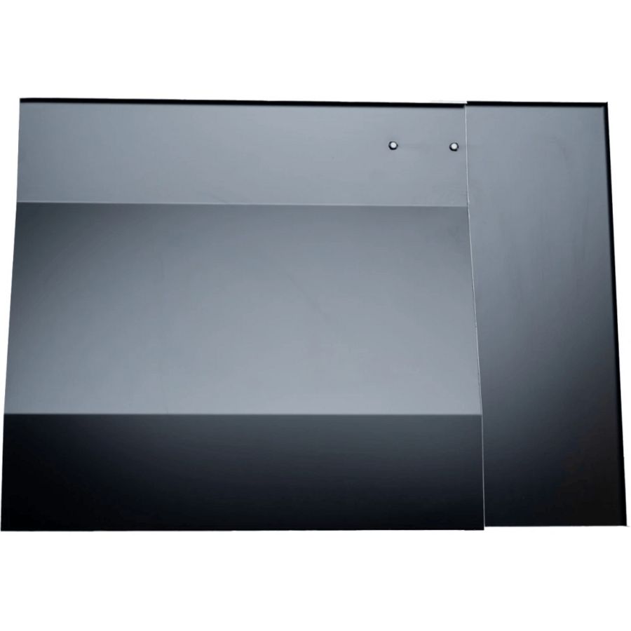 ART106408 TOP RIGHT CORNER FLASHING 30MM - ZWART