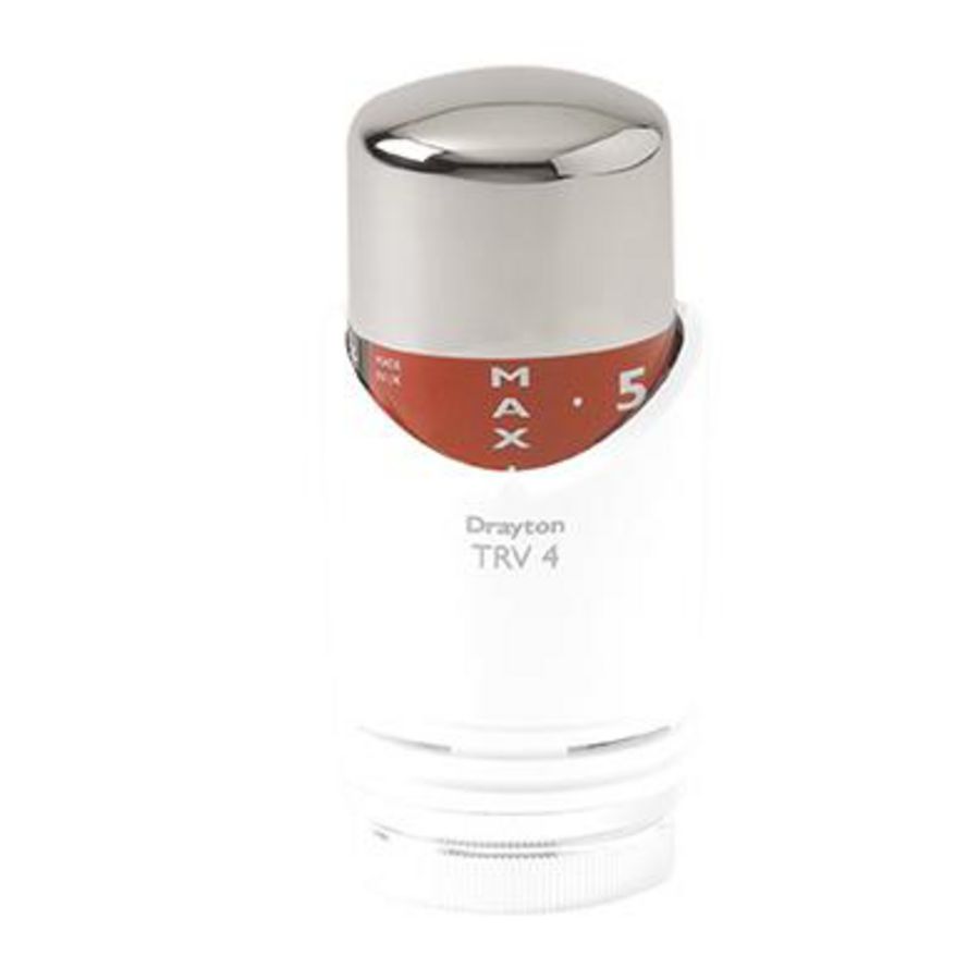 Thermostaatkop DRAYTON M30x1,5 wit/chroom