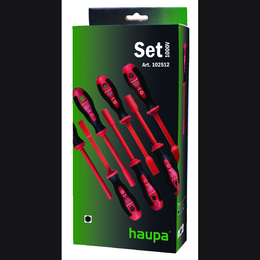 Dopsschroevendraaierset 7-delig VDE 1000V 5-13mm