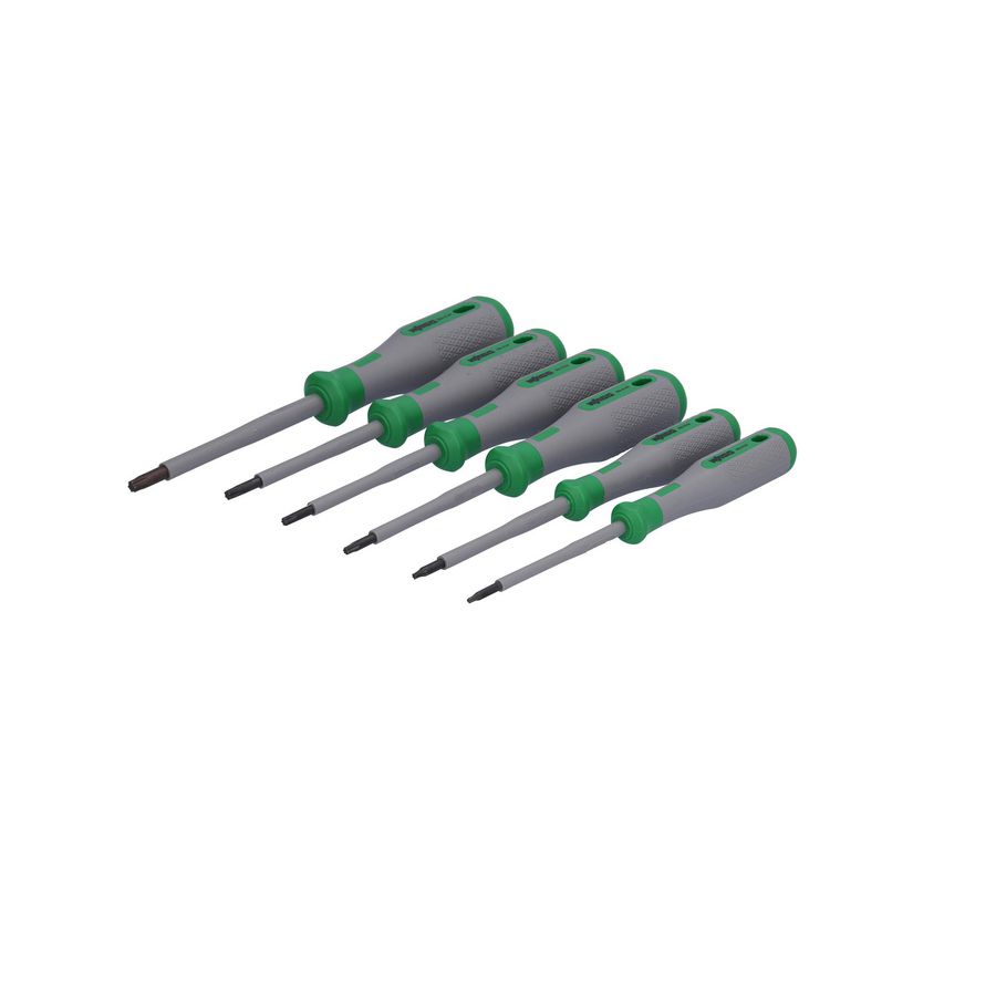 VDE Torx -schroevendraaierset T8 T10 T15 T20 T25 T30 VDE