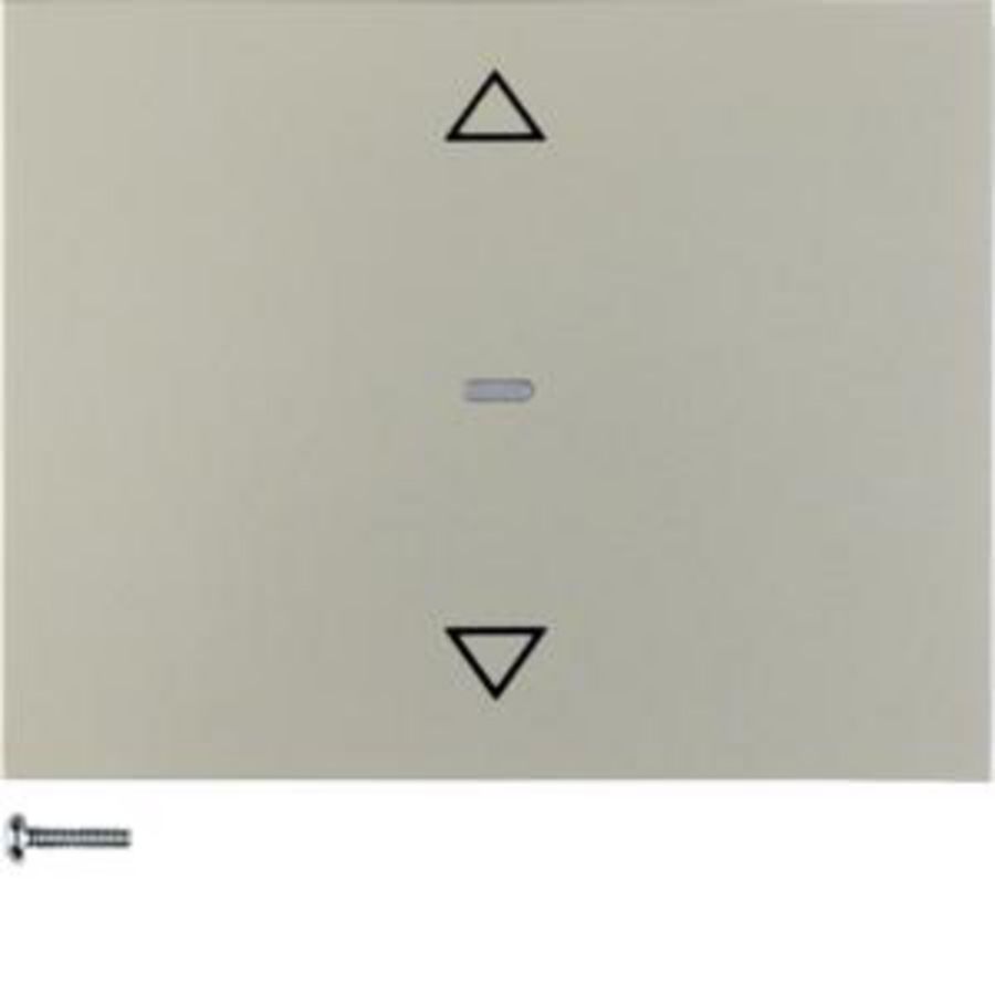 Knop-opzetmodule KNX-RF jaloeziebediening berker K.5 edelstaal gelakt