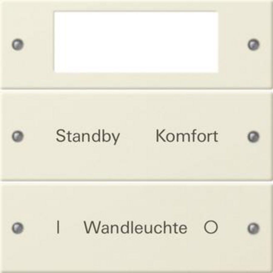 Wippenset 2-voudig Plus beschr. System 55 creme wit(gel.)