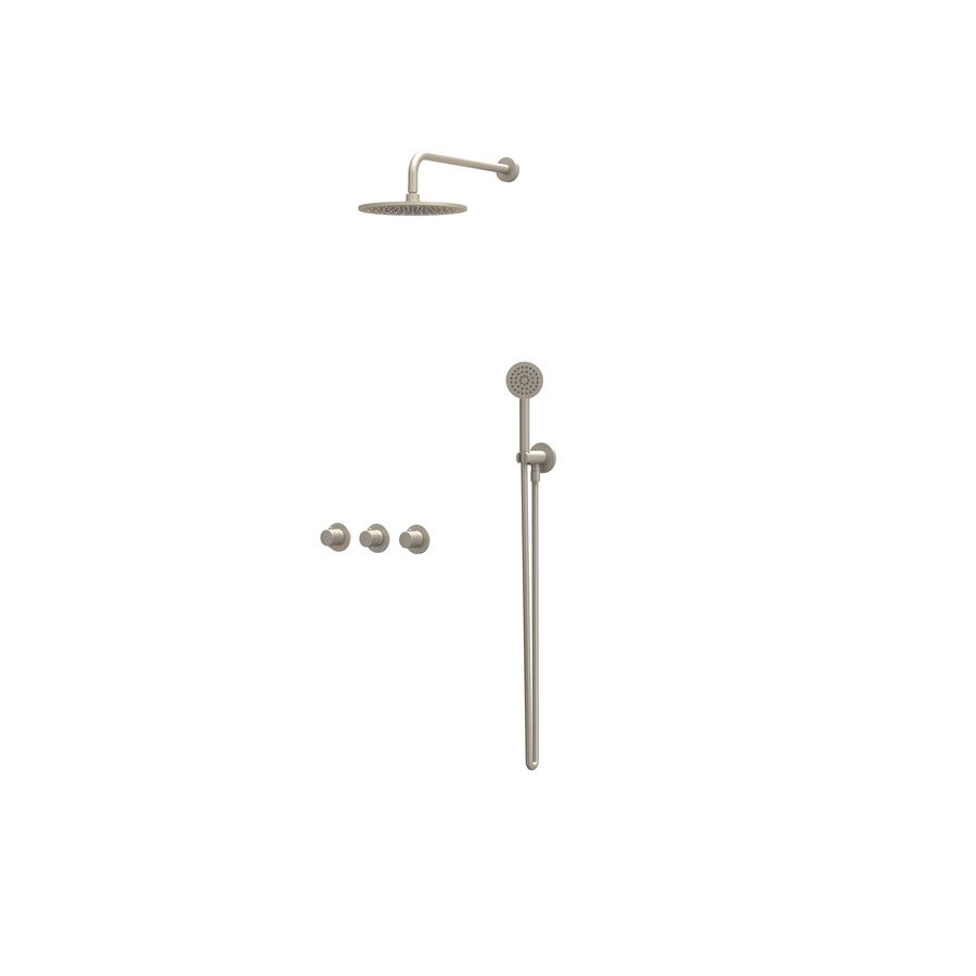 Afbouwdeel regendouche Combiset Nexus 4 inbouwthermostaat gebor. nickel CSN4EXGNCEAA excl. inbouwbox