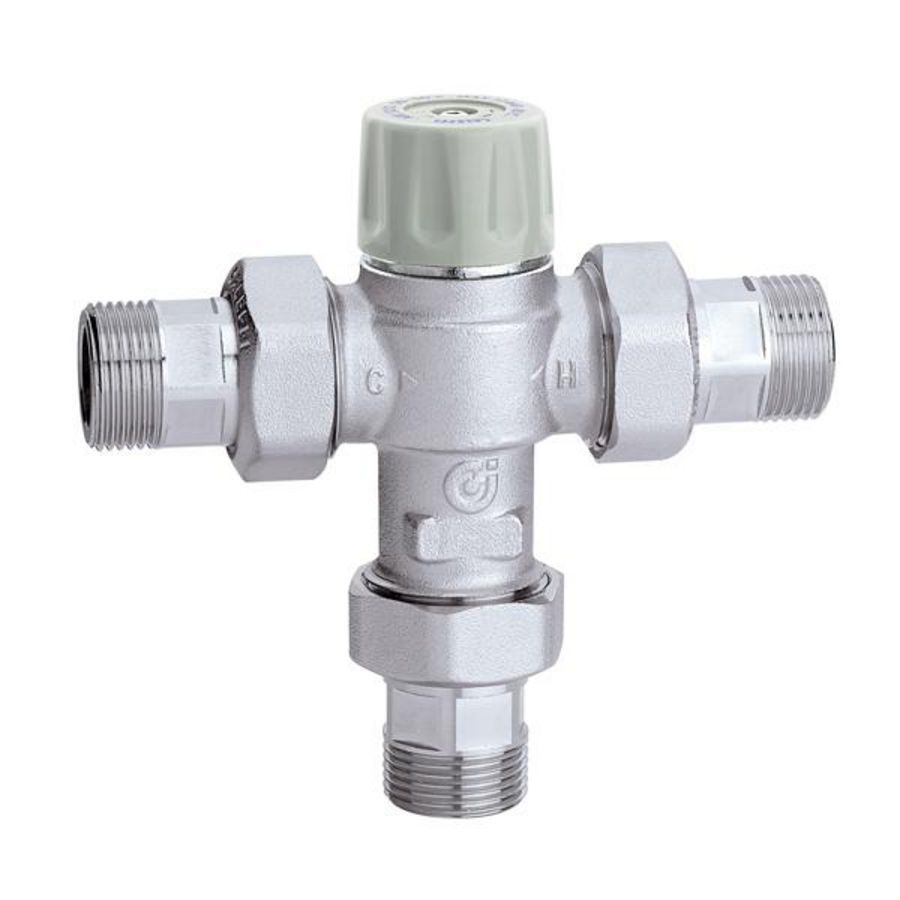 Thermos. mengventiel nf 079 met keerkleppen 1/2" 30-50°C.