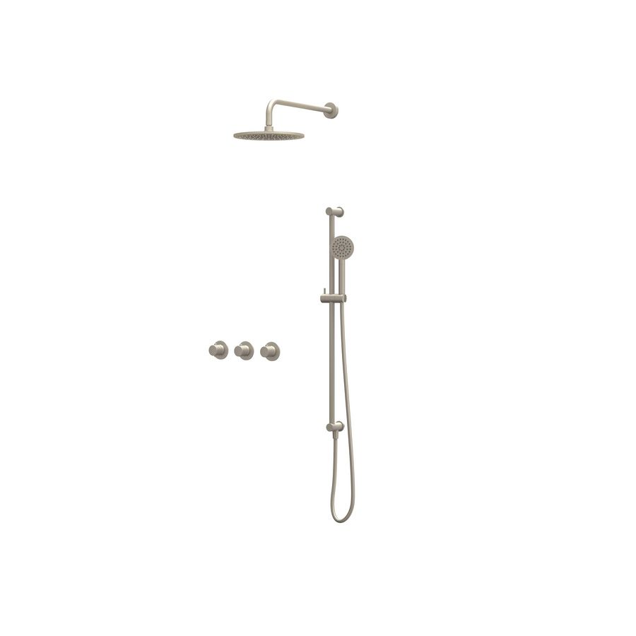 Afbouwdeel regendouche Combiset Nexus 4 inbouwthermostaat gebor. nickel CSN4EXGNCEAB excl. inbouwbox