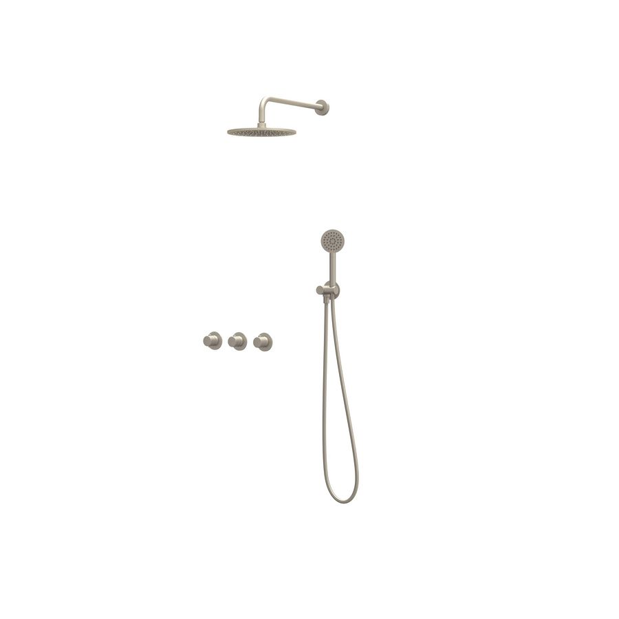 Afbouwdeel regendouche Combiset Nexus 4 inbouwthermostaat gebor. nickel CSN4EXGNCEAC excl. inbouwbox