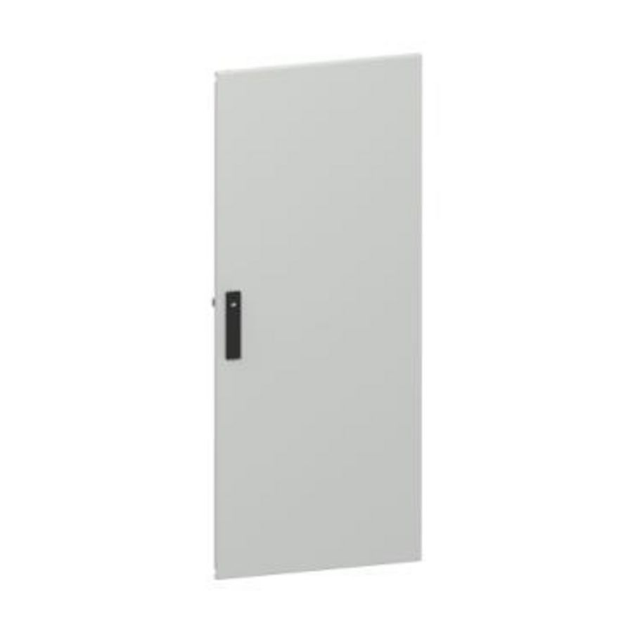 Plain left door Spacial CRN H1000xW500 RAL7035 with lock