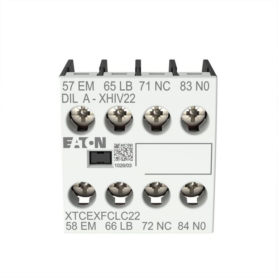 Hulpcontactblok DILA-XHIV22 hulpcontact 2m 2v VVE=5