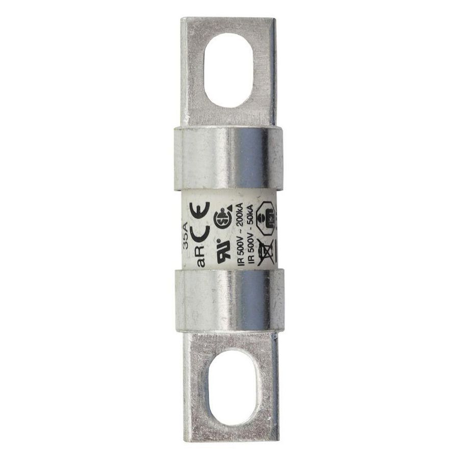 Zekering hoge snelheid 35A AC 500V DC 500V 200kA 21x81 VVE=5