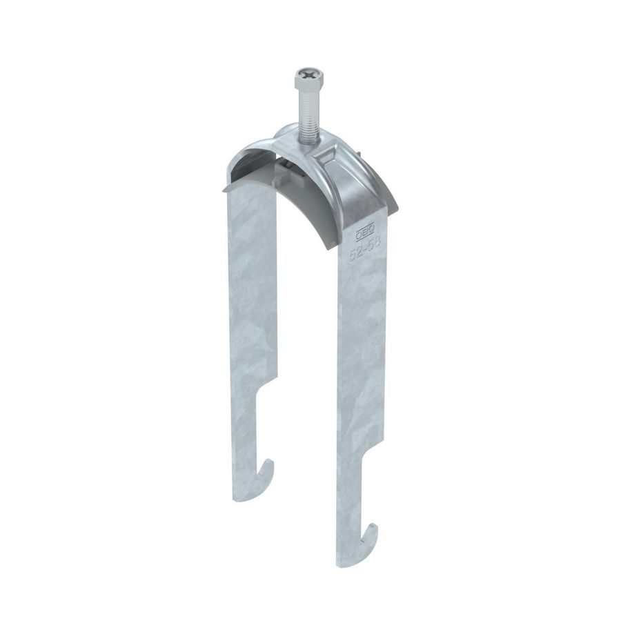 Beugelklem 2056 2vgd 52-58mm staal verzinkt VVE=25
