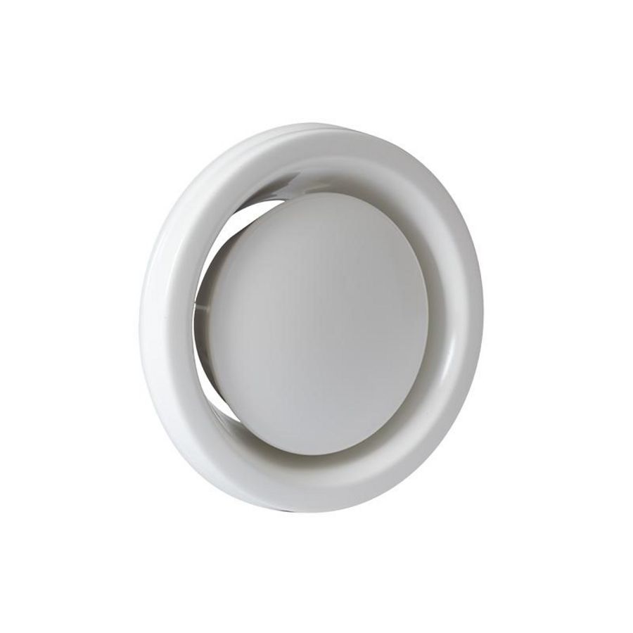 Afvoerventiel staal Ø125mm