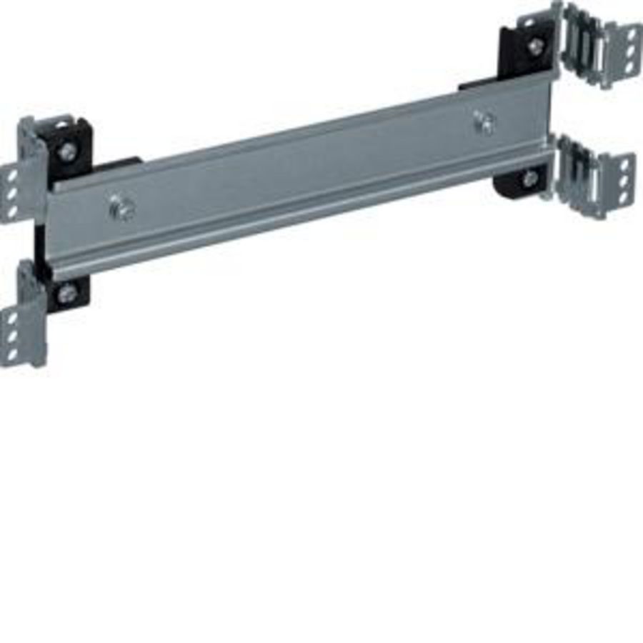DIN-rail 250mm verdiept d = 21mm