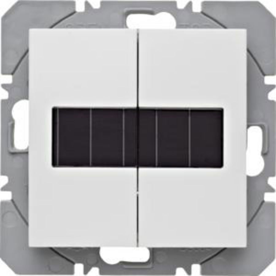 Vlakkewandzender KNX-RF 2-v zonnecel berker S.1/B.3/B.7 glans
