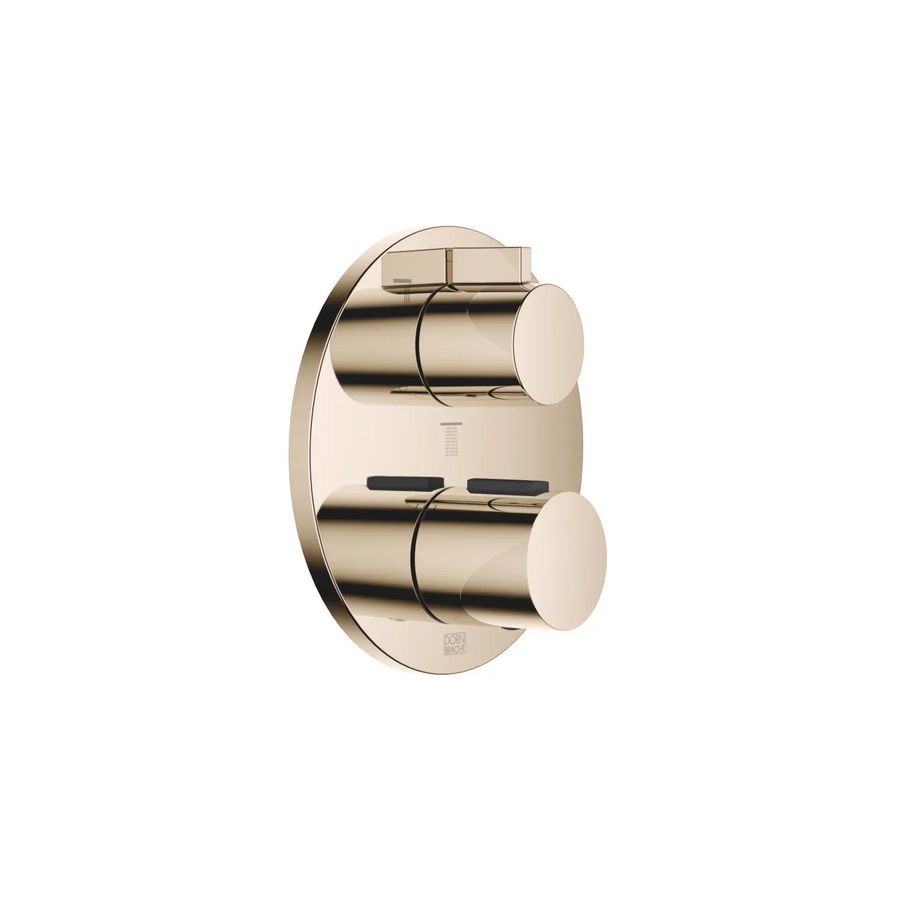 Inbouwthermostaat 3-weg stopkraan Light Gold