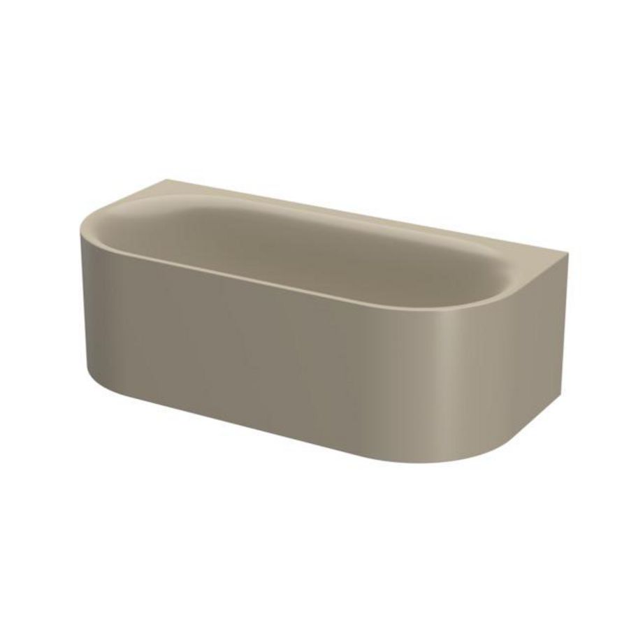 Bad BetteLux Oval I Silhouette 1800×850mm Cashmere