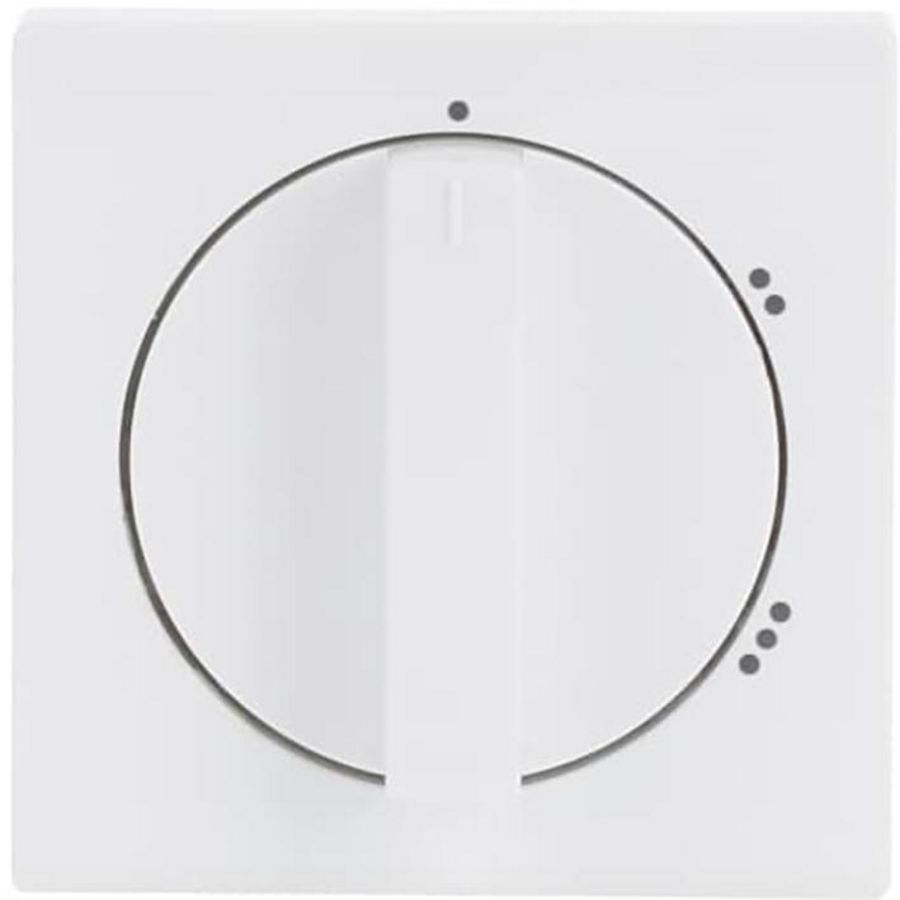 Centraalplaat v 3 standen schak 2710/1 U s-studiowit (2542 DR/02-84)