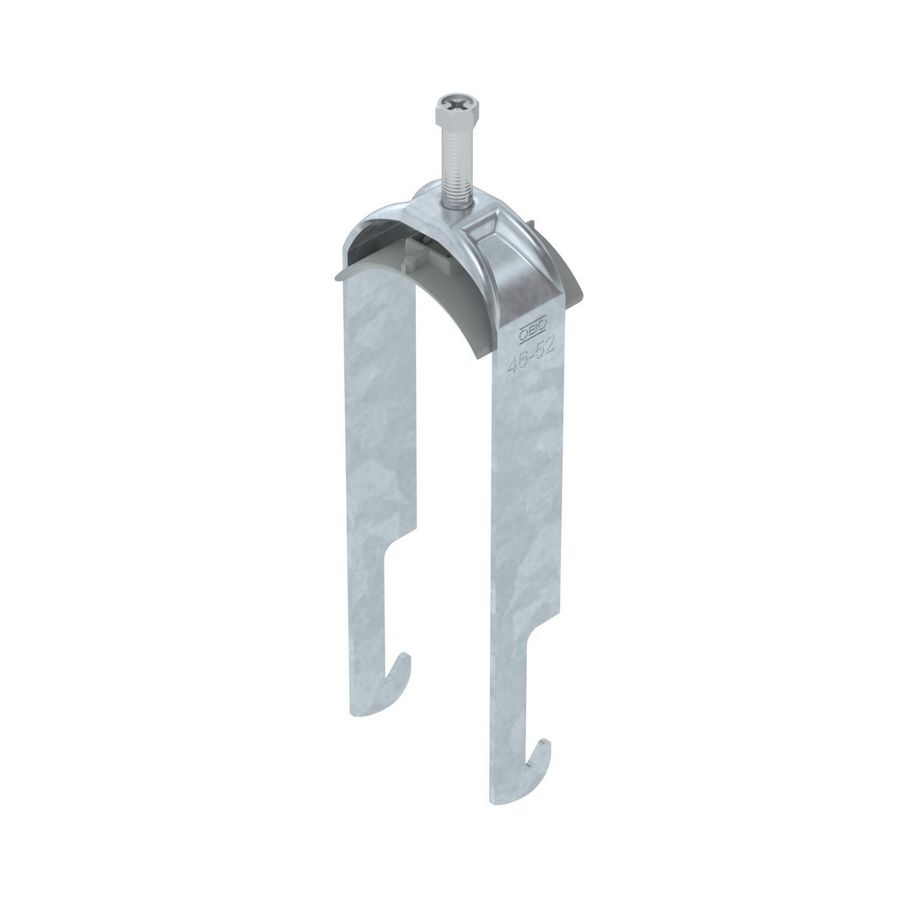 Beugelklem 2056 2vgd 46-52mm staal verzinkt VVE=25