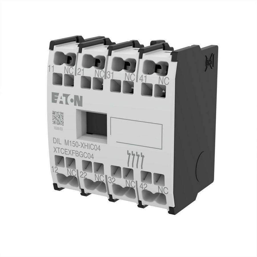 Hulpcontactblok DILM40..170 DILMP63..200 hulpc. 0m 4v