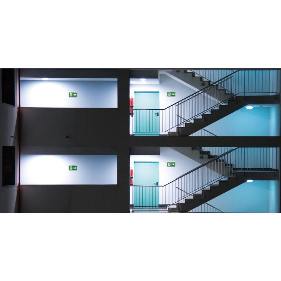 Vluchtwegverlichting SLX EL LED FLAT COVER 3h 14m IR SM