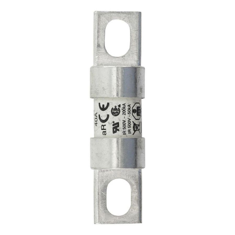 Zekering hoge snelheid 40A AC 500V DC 500V 200kA 21x81 VVE=5
