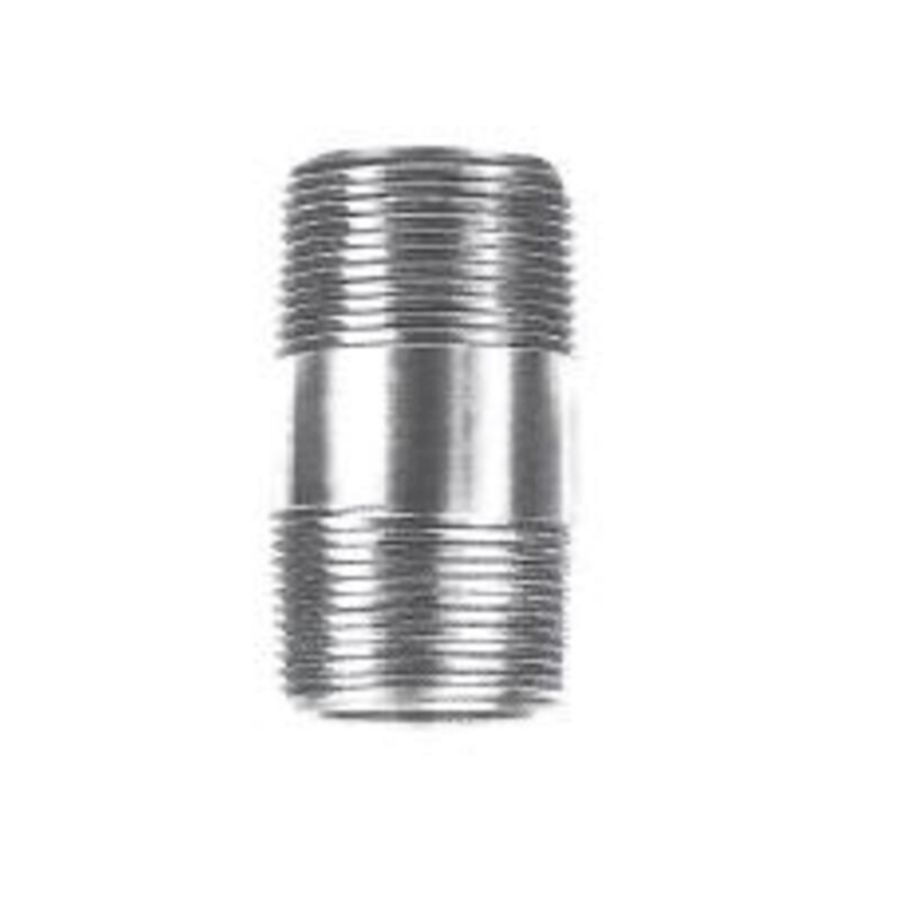 Pijpnippel zwart no.23 2"bt.x60mm