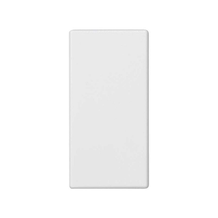 Blindplaat wit 22,5x45mm