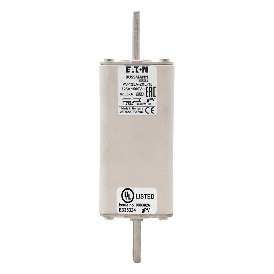 Zekeringelement FUSE 125A 1500V 2XL PV
