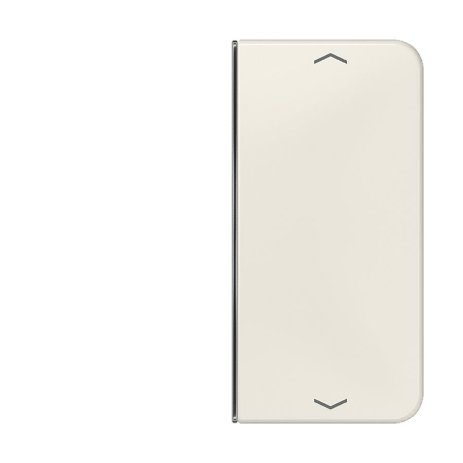 Tastafdekking 2-voudig pijl CD wit KNX