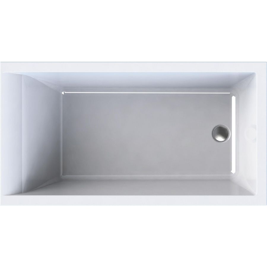 Ligbad Berceto 130x70cm wit excl. poten