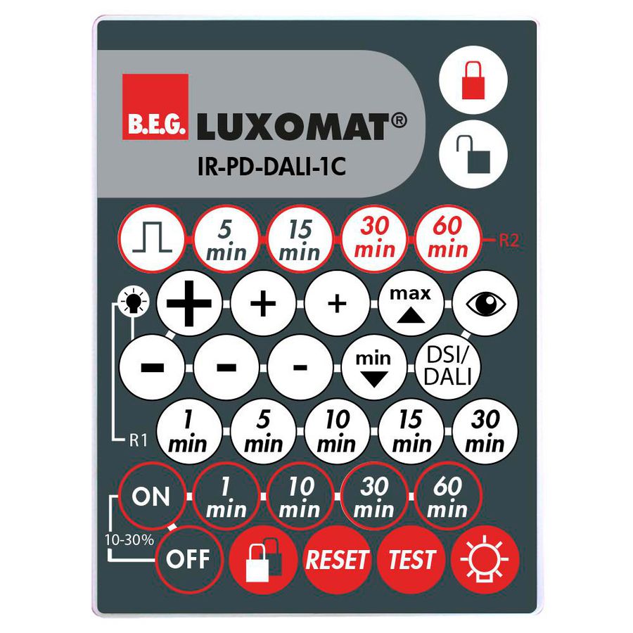IR afstandsbediening PD-DALI-1C Plafondmontage -