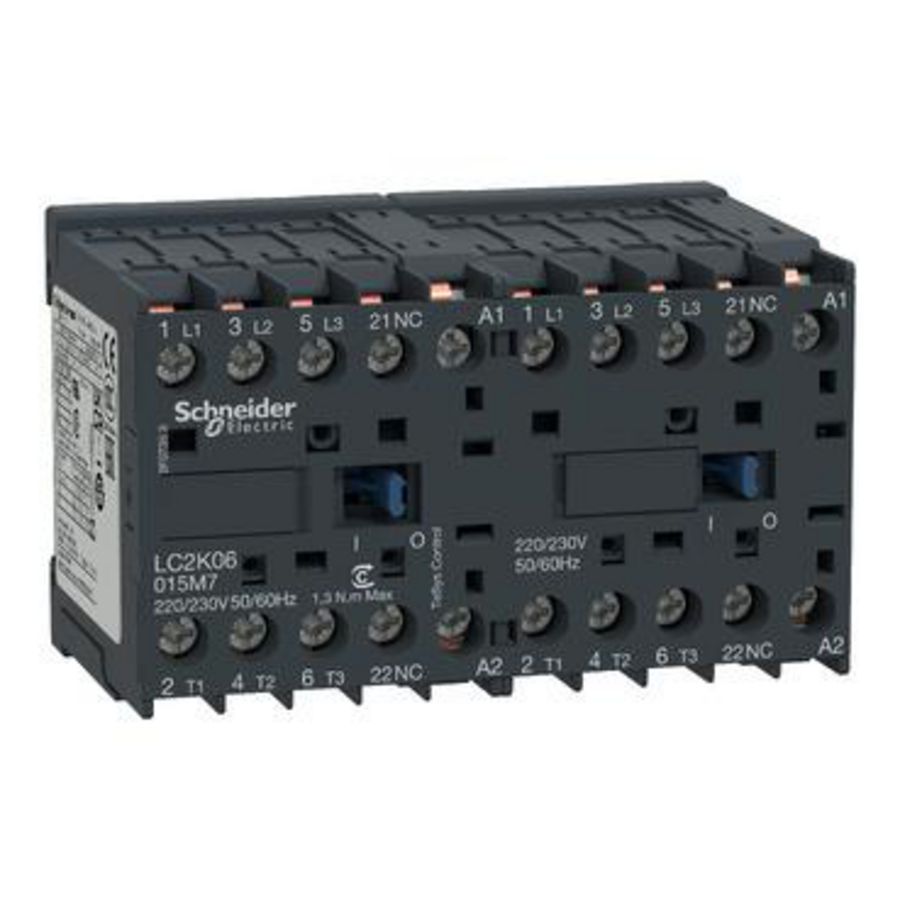 Omkeercontactor 3M HC 1V AC-3<=440V 6A Stuurspanning K