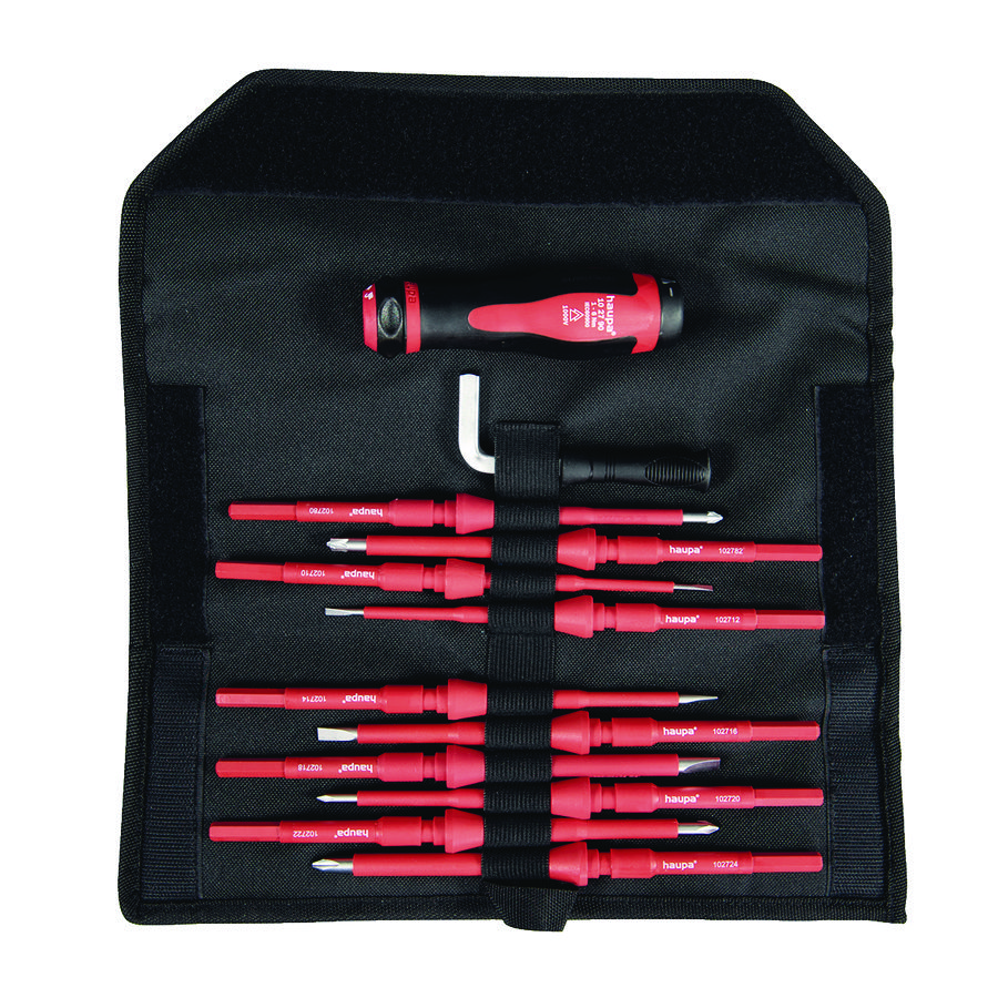 Draaimomentschroevendraaierset 12-delig wisselklingen VarioTQ 1000V VDE PZ 1-6Nm