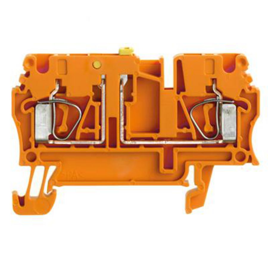 Scheidingsklem oranje 2.5mm2 2 8731680000 VVE=100