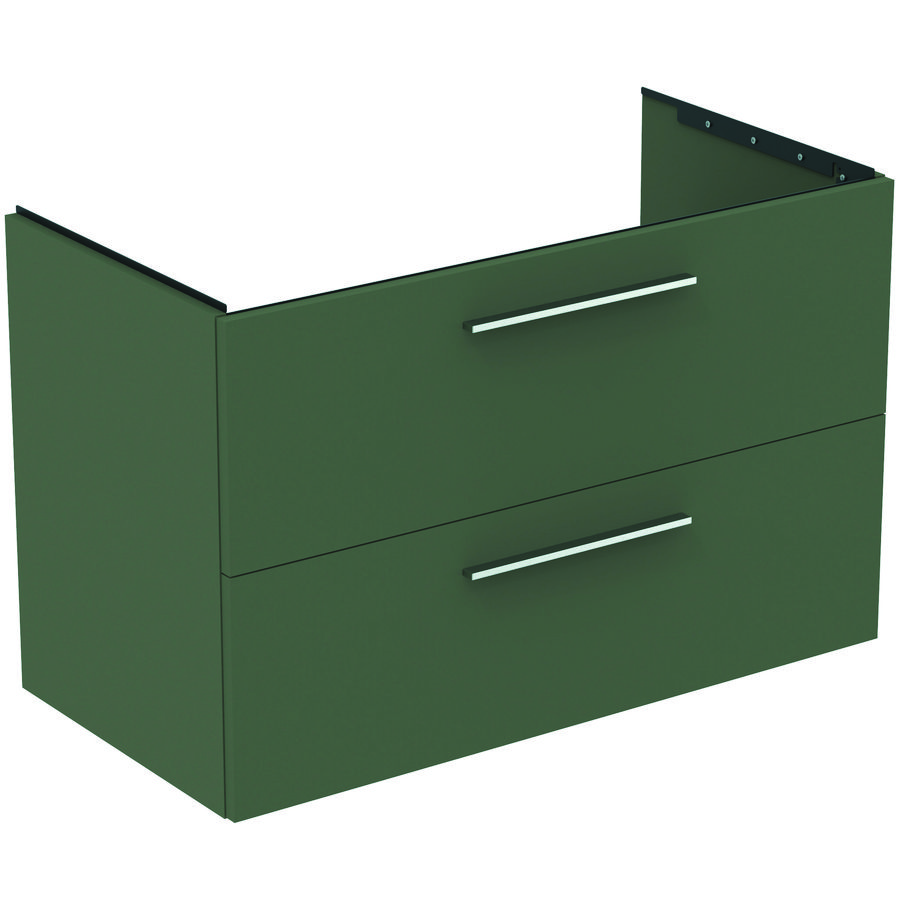 Wastafelmeubel I.LIFE-B 100cm 2x la mat quartz grijs