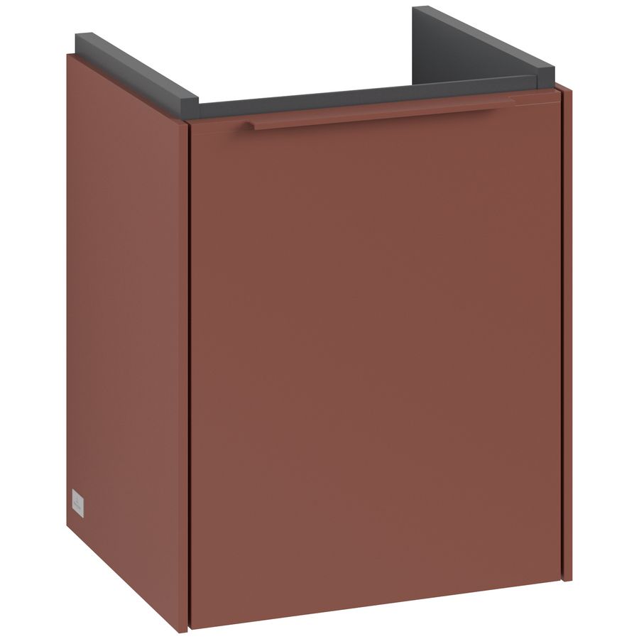 Wastafelonderkastkast SUBWAY 3.0 351x429x309mm Wine Red C58302AH greep monochroom