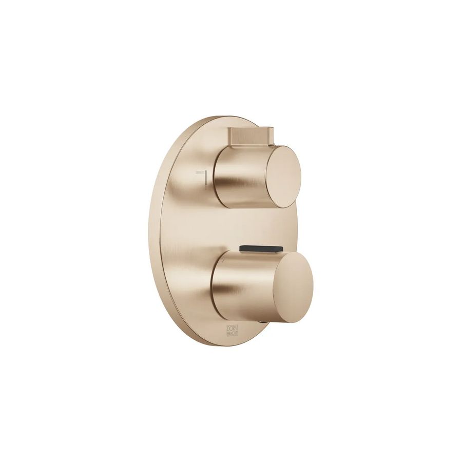 Inbouwthermostaat 2-weg stopkrn Light Gold gebor 36426970-27