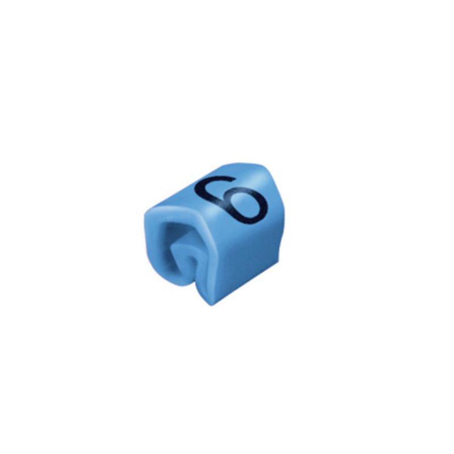 Kabelcoderingsyst. blauw O.D.1.3-3mm PVC so VVE=200