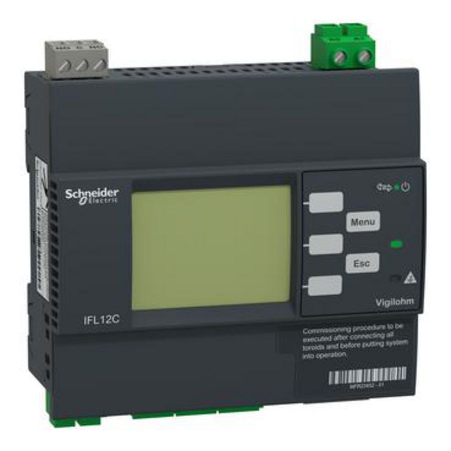 12 CHANNEL FAULT LOCATOR WITH MODBUS 100-440VAC/DC Vigilohm