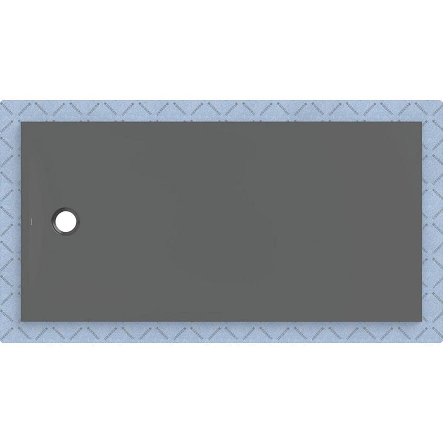 Douchevloer CleanFloor30 met afdichtingsvlies grafiet: 180x90cm