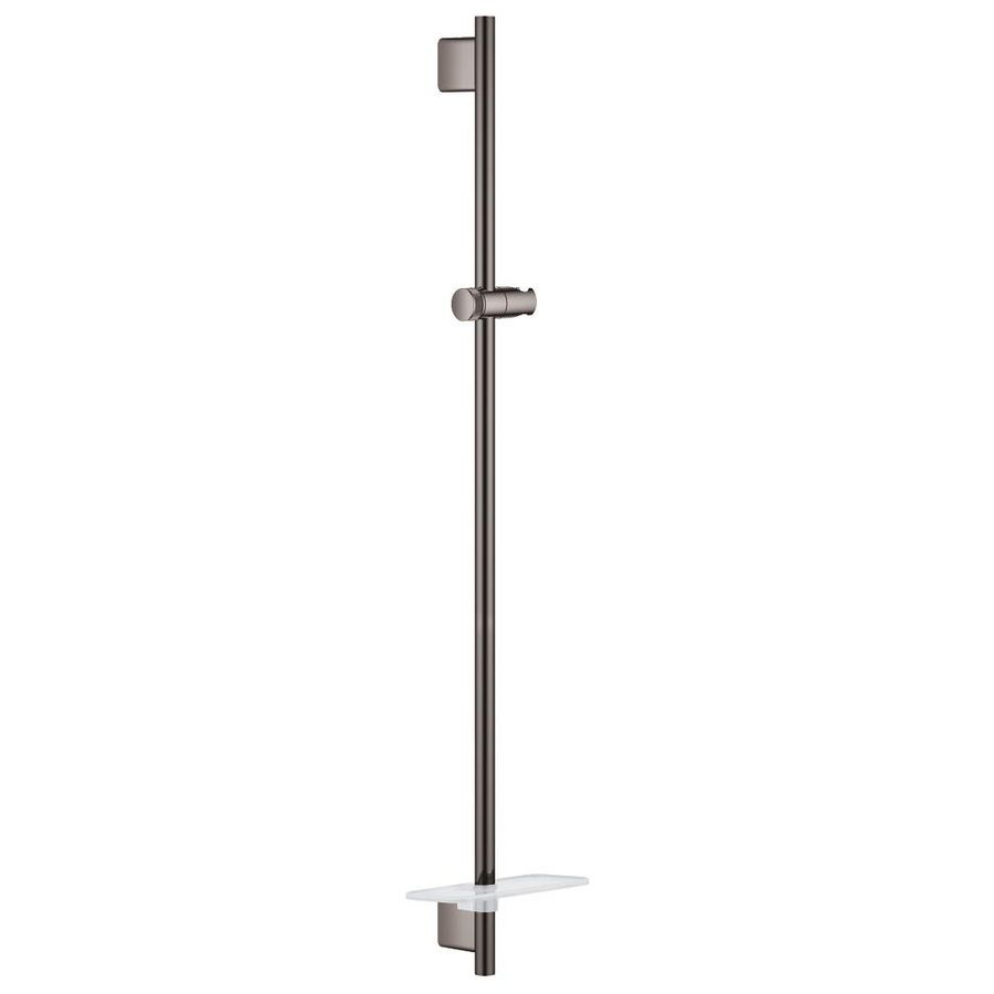 Glijstang rainshower incl. zeepschaal 90cm hard graphite (donker grijs)