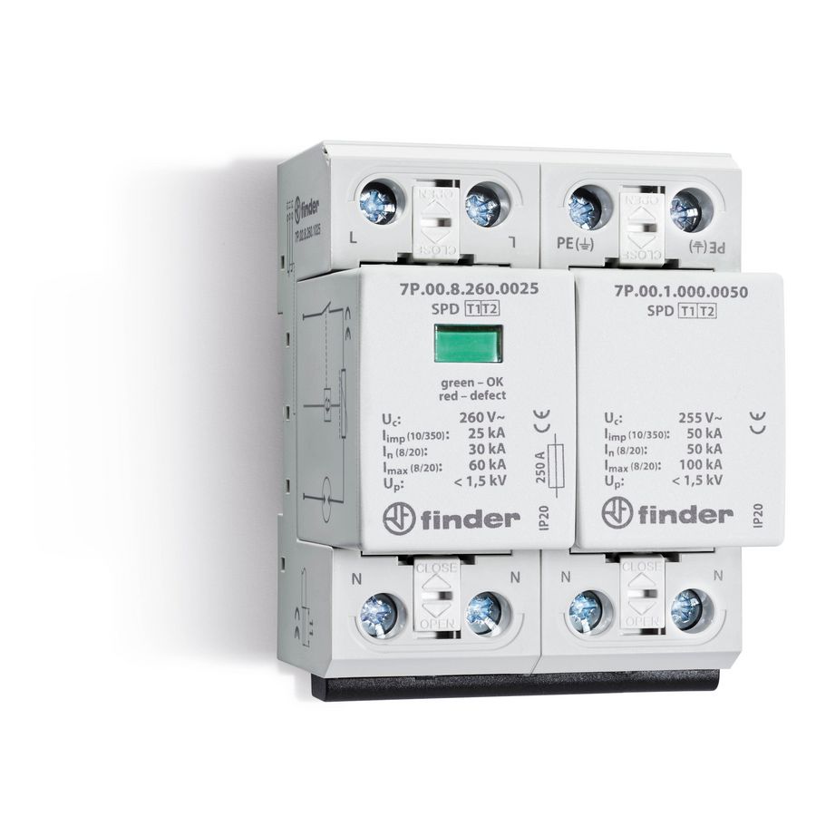 Gecombineerde afl. energietechniek T1+2 1F 1VAR+vonkenbrug