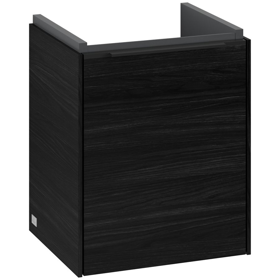 Wastafelonderkastkast SUBWAY 3.0 351x429x309mm Black Oak C58301AB greep Volcano Black