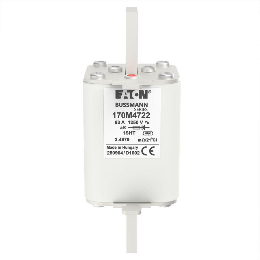 Zekering hoge snelheid 63A AC 1250V 100kA 1 53x63x13 VVE=3