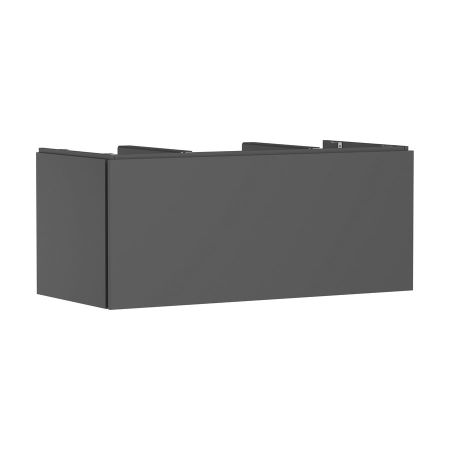 Badmeubel Xilesa E 1180/550 1 lade waskom/gesl. wastafel Slate Matt Grey