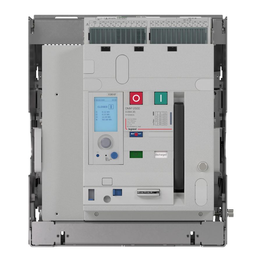 DMX³ 2500, 50kA, 4P, uitrijd, 2000A
