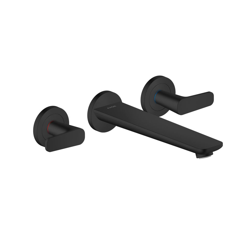 Afbouwdeel 3-gats inbouw badmengkraan mat zwart Citterio-C