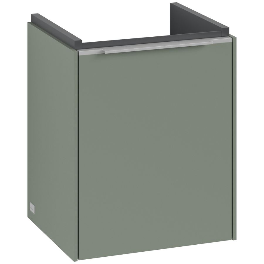 Wastafelonderkastkast SUBWAY 3.0 351x429x309mm Soft Green C58300AF greep alu. glans