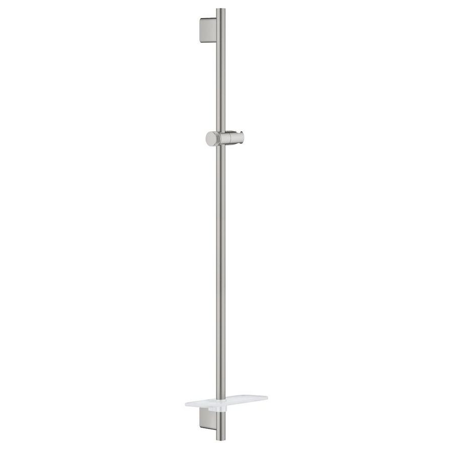 Glijstang rainshower incl. zeepschaal 90cm supersteel (rvs look)